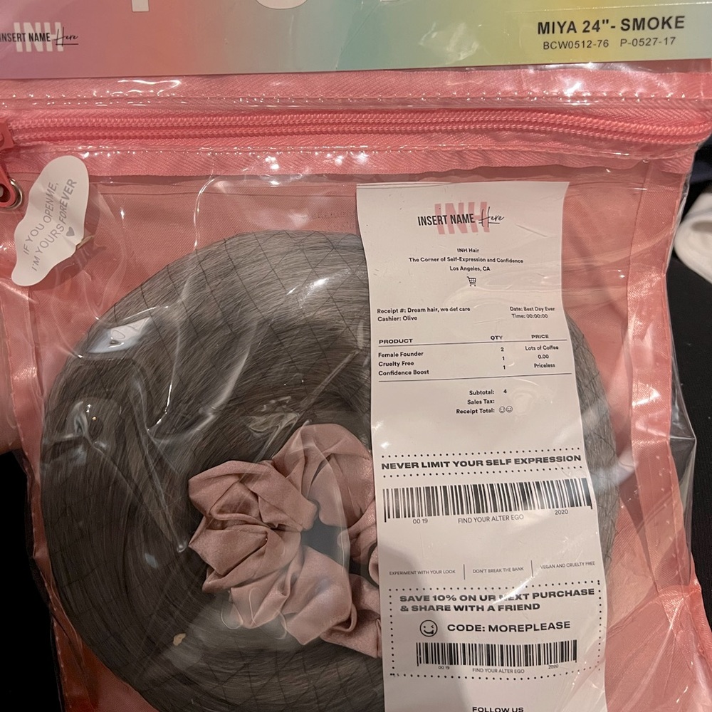 Insert Name Here ponytail